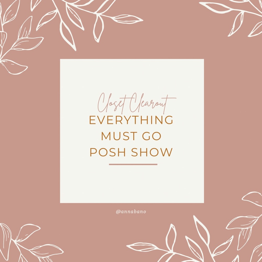 Closet Clearout Posh Show